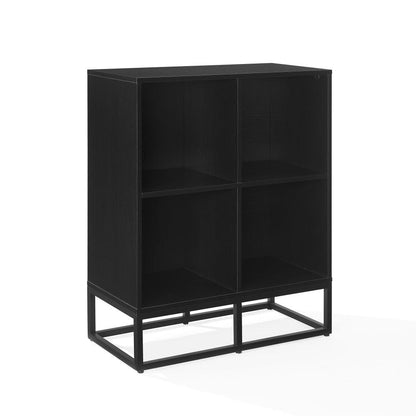 Crosley Furniture - Enzo 4 Cube Record Player Stand With Vinyl Storage - CF1128-BK view 1