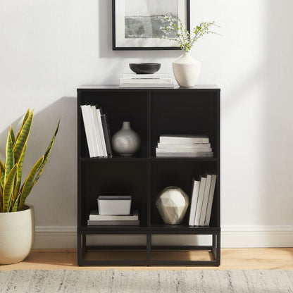 Crosley Furniture - Enzo 4 Cube Record Player Stand With Vinyl Storage - CF1128-BK view 5