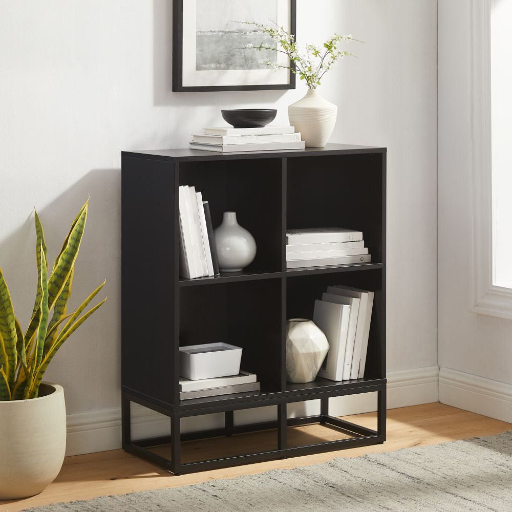 Crosley Furniture - Enzo 4 Cube Record Player Stand With Vinyl Storage - CF1128-BK view 6