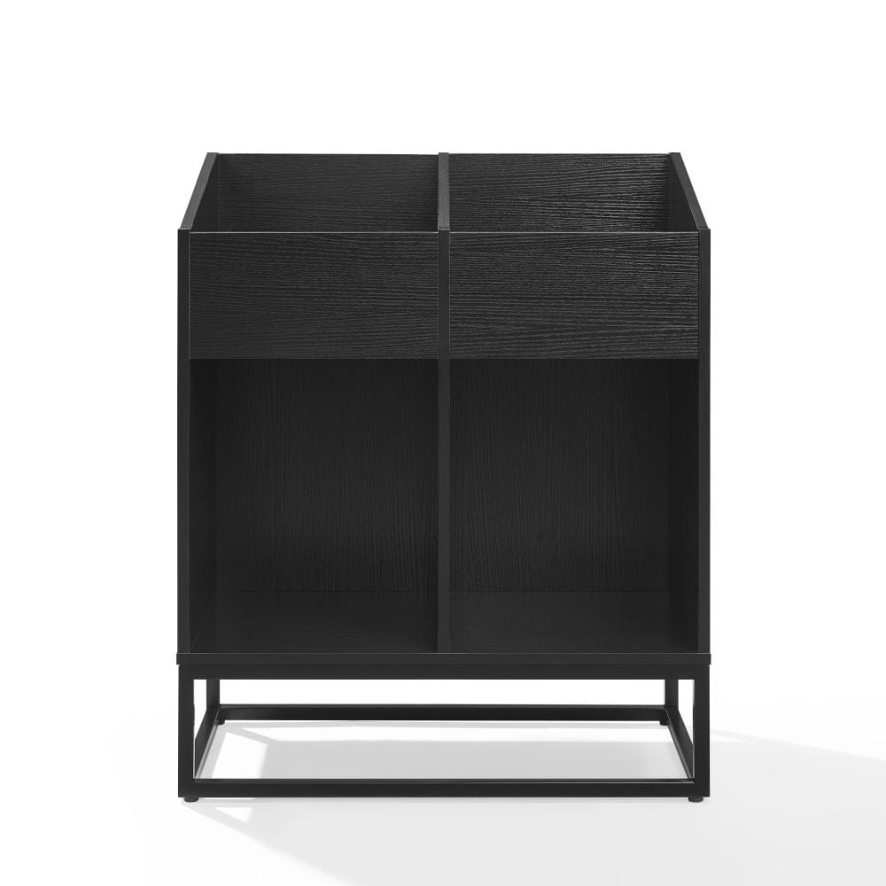 Crosley Furniture - Enzo Medium Vinyl Record Storage Stand - CF1133-BK view 2