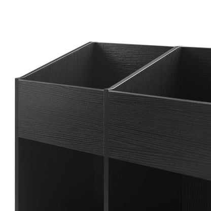 Crosley Furniture - Enzo Medium Vinyl Record Storage Stand - CF1133-BK view 4