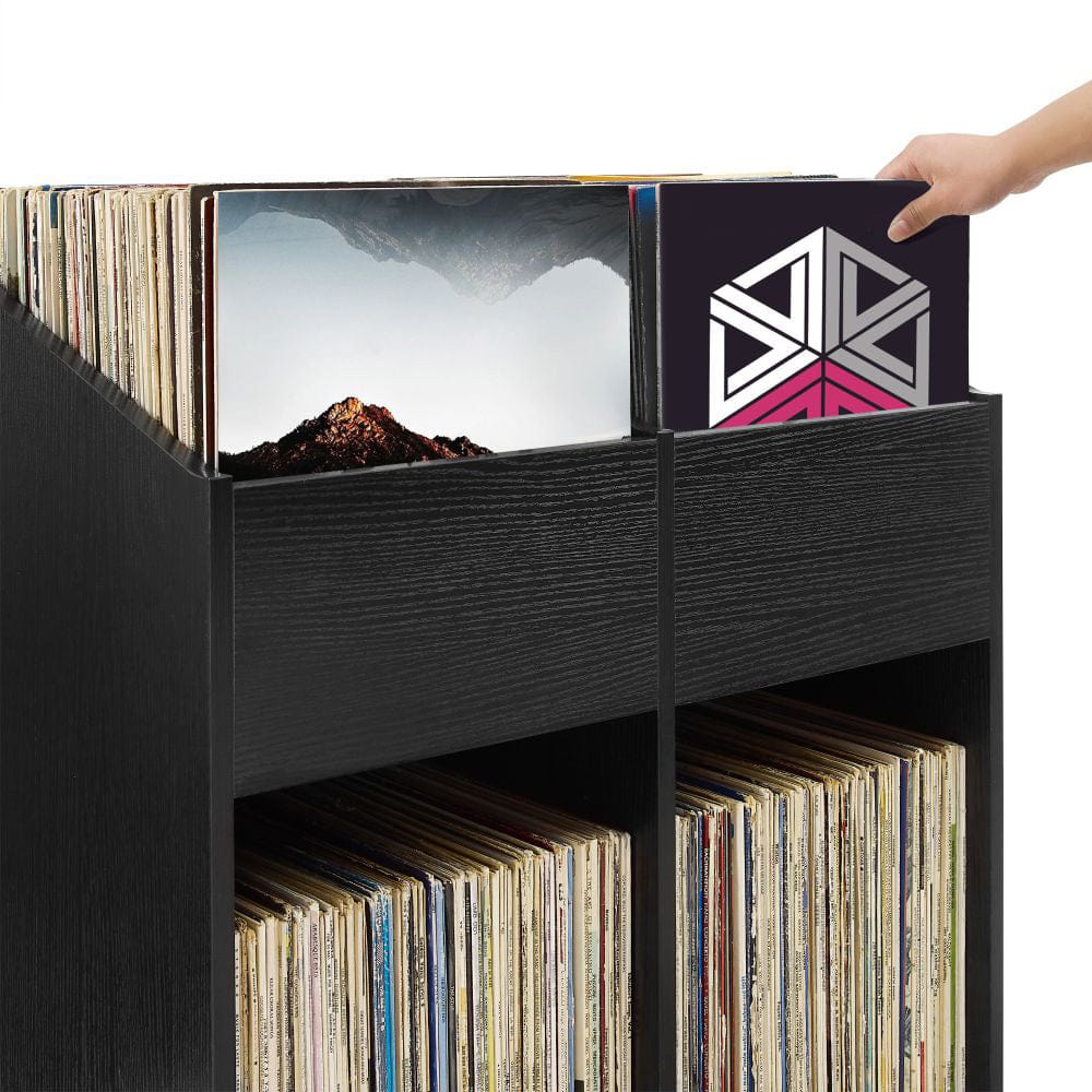 Crosley Furniture - Enzo Medium Vinyl Record Storage Stand - CF1133-BK view 6