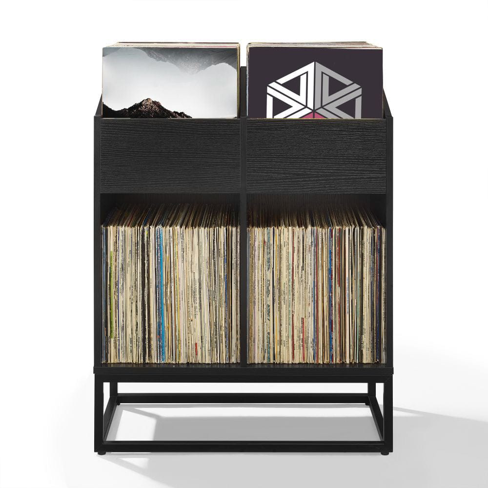 Crosley Furniture - Enzo Medium Vinyl Record Storage Stand - CF1133-BK view 8
