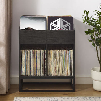 Crosley Furniture - Enzo Medium Vinyl Record Storage Stand - CF1133-BK view 9