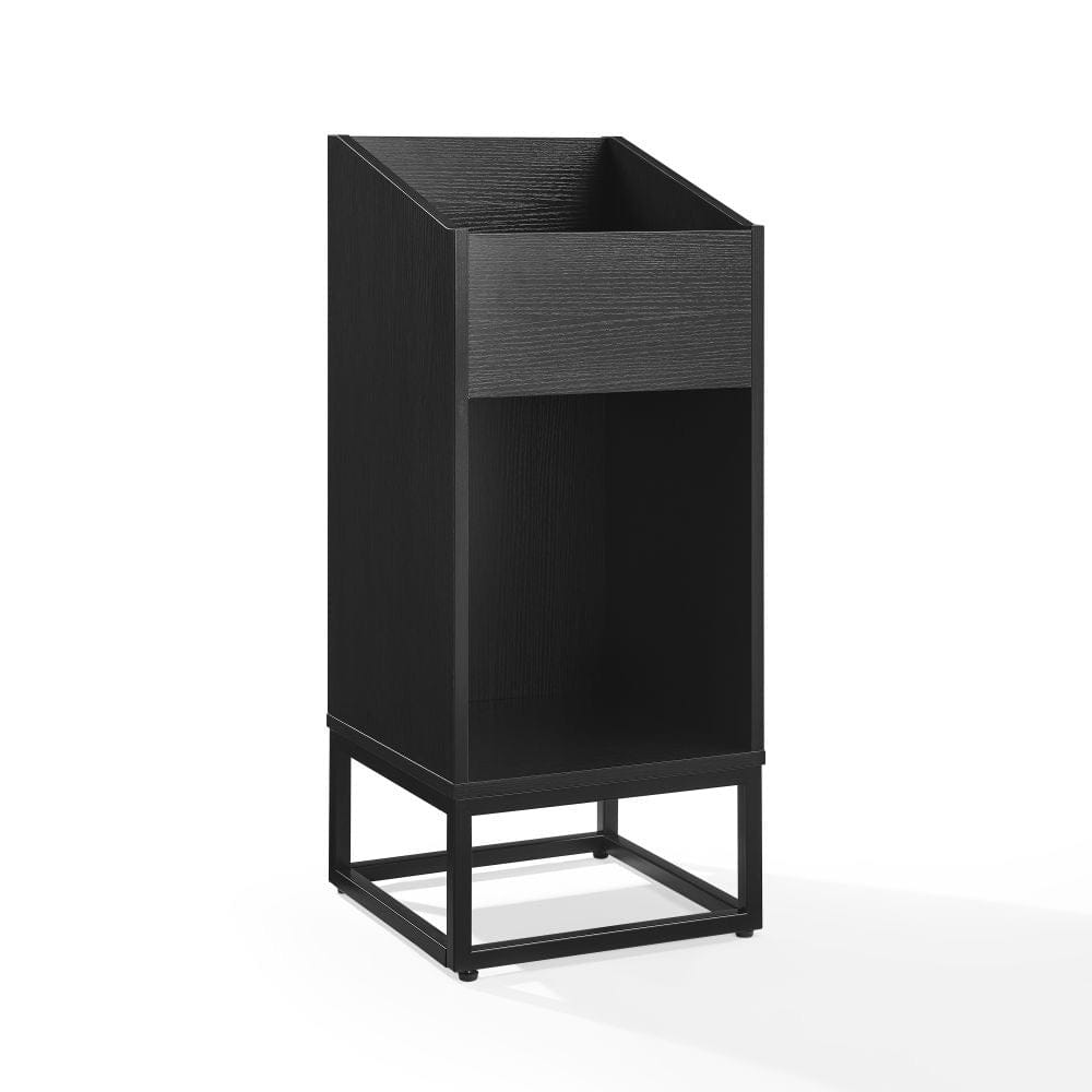 Crosley Furniture - Enzo Small Vinyl Record Storage Stand - CF1132-BK view 1