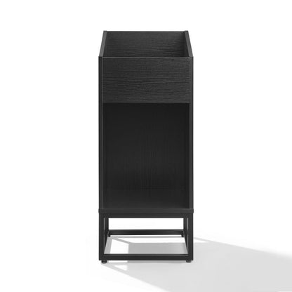 Crosley Furniture - Enzo Small Vinyl Record Storage Stand - CF1132-BK view 2