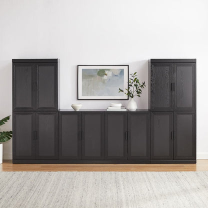 Crosley Furniture - Essen 3-Piece Entertainment Center - Sideboard & 2 Pantries - KF33019BK view 7