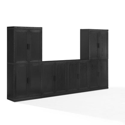 Crosley Furniture - Essen 3-Piece Sideboard And Pantry Set - Sideboard & 2 Pantries - KF33067BK view 1