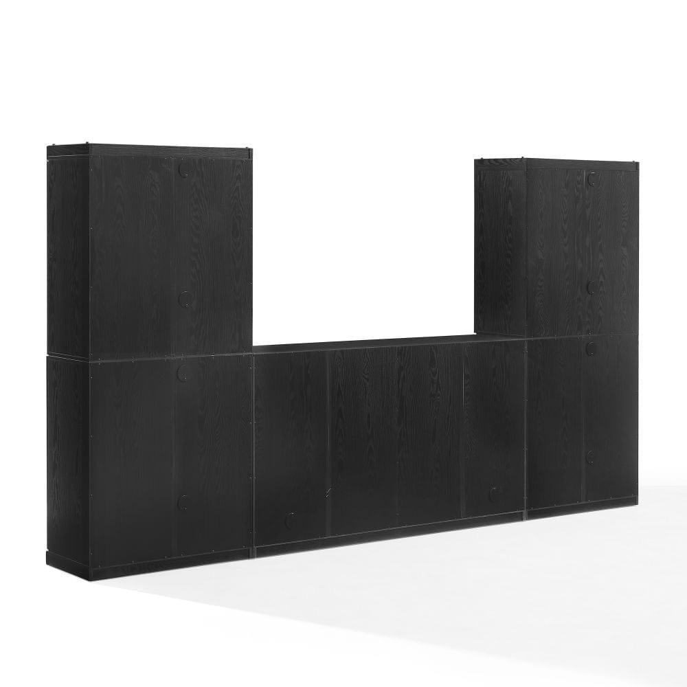 Crosley Furniture - Essen 3-Piece Sideboard And Pantry Set - Sideboard & 2 Pantries - KF33067BK view 4