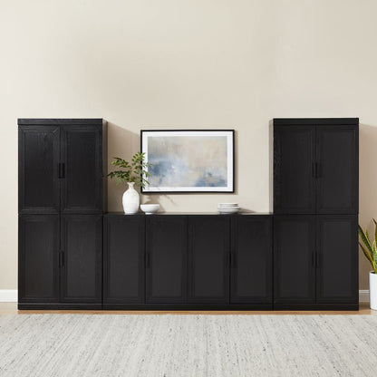 Crosley Furniture - Essen 3-Piece Sideboard And Pantry Set - Sideboard & 2 Pantries - KF33067BK view 7