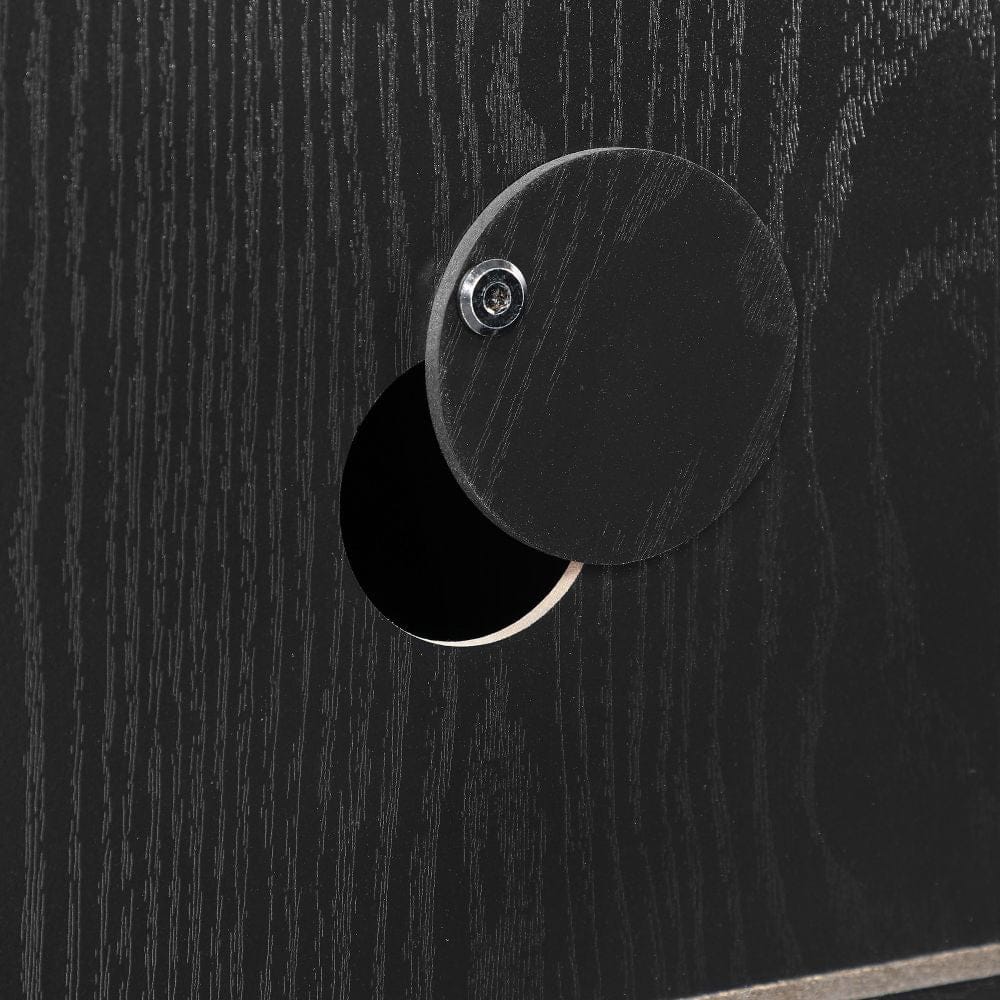 Crosley Furniture - Essen 3-Piece Sideboard And Pantry Set - Sideboard & 2 Pantries - KF33067BK view 4