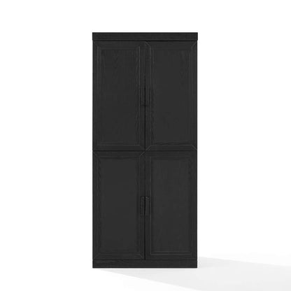 Crosley Furniture - Essen Kitchen Pantry Storage Cabinet Black - KF33061BK veiw 6