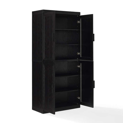 Crosley Furniture - Essen Kitchen Pantry Storage Cabinet Black - KF33061BK veiw 7