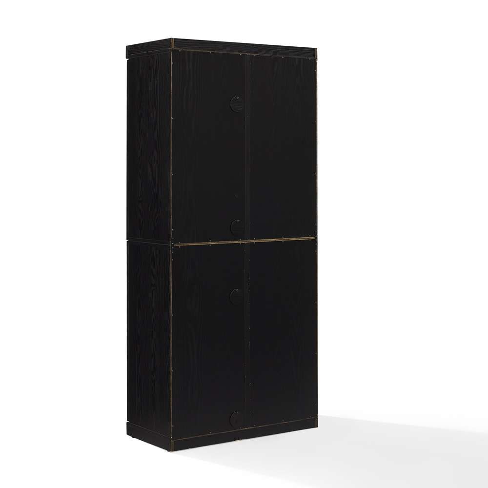 Crosley Furniture - Essen Kitchen Pantry Storage Cabinet Black - KF33061BK veiw 8