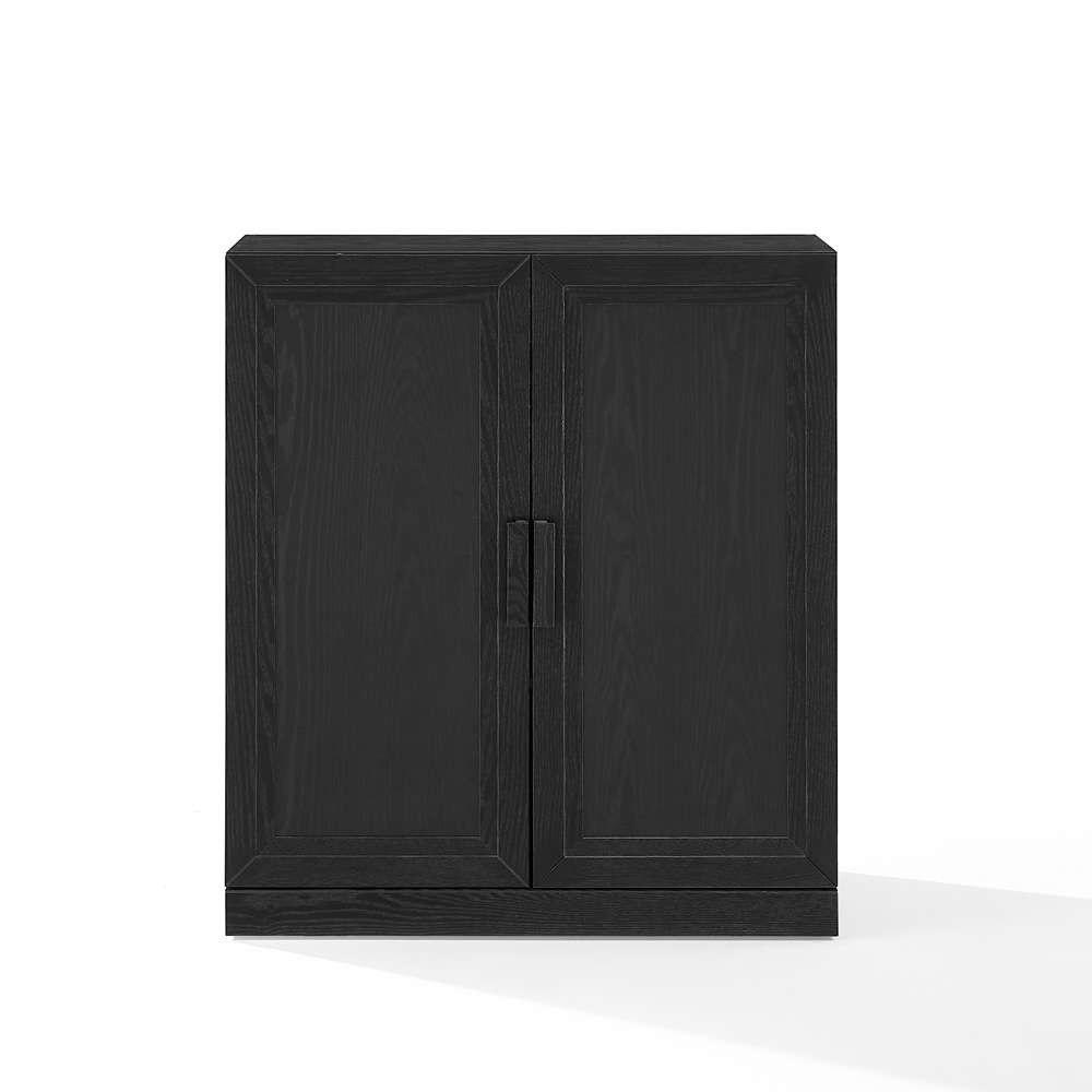 Crosley Furniture - Essen Stackable Kitchen Pantry Storage Cabinet Black - CF3137-BK veiw 6