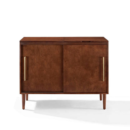 Crosley Furniture - Everett Large Record Player Cabinet With Vinyl Storage - CF1103-MA view 2