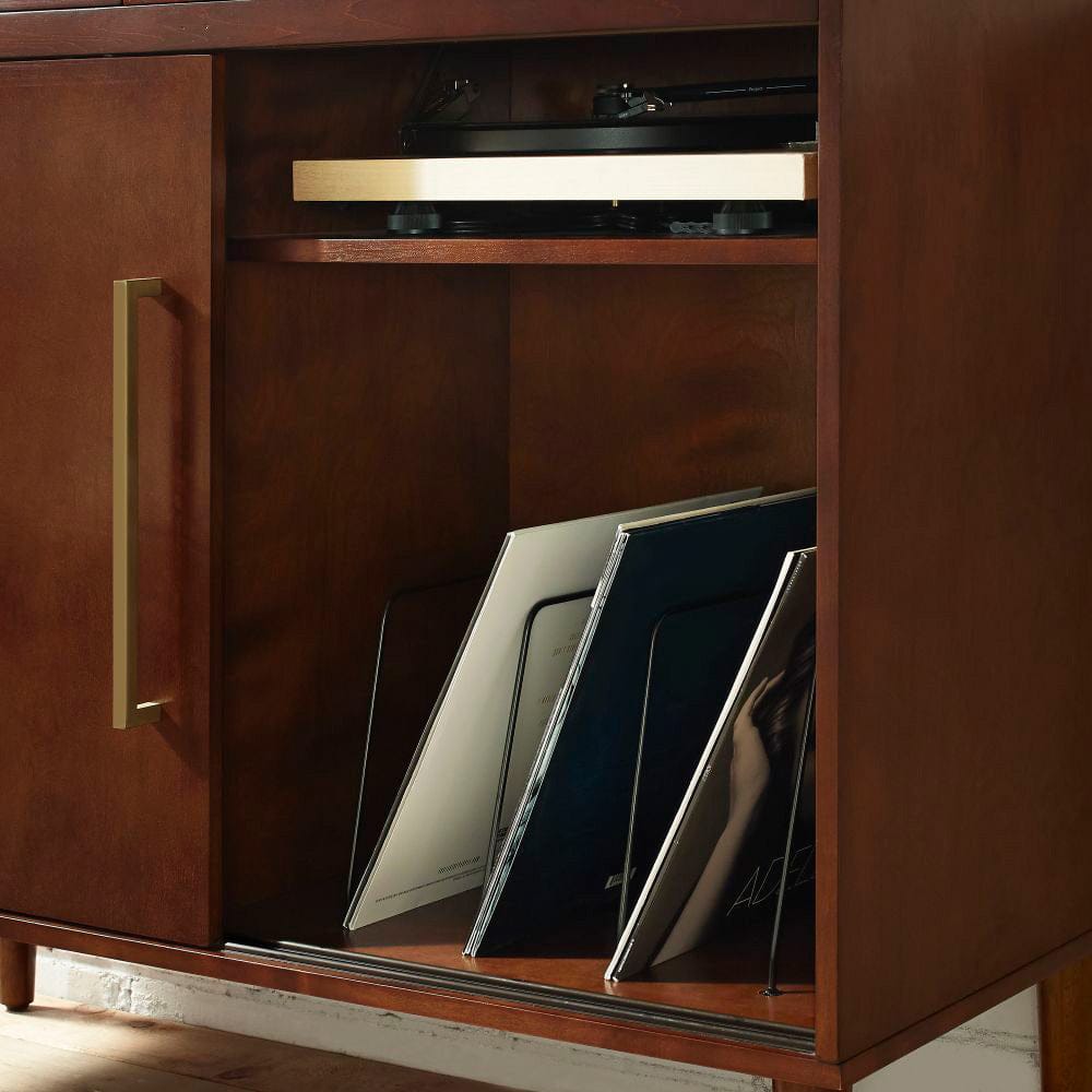 Crosley Furniture - Everett Large Record Player Cabinet With Vinyl Storage - CF1103-MA view 1