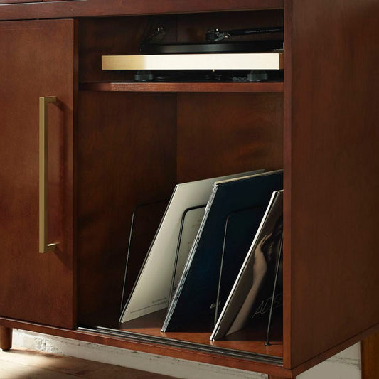 Crosley Furniture - Everett Large Record Player Cabinet With Vinyl Storage - CF1103-MA view 1