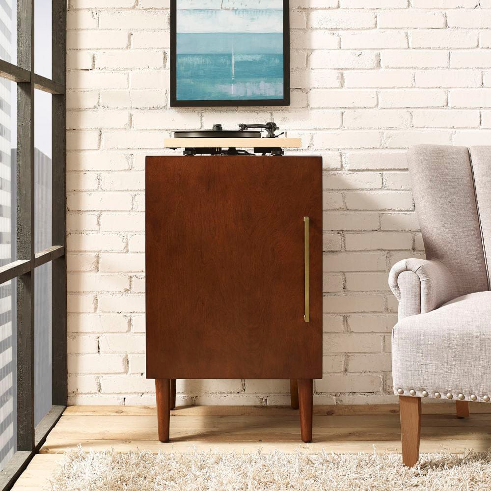 Crosley Furniture - Everett Medium Record Player Cabinet With Vinyl Storage - CF1104-MA view 5