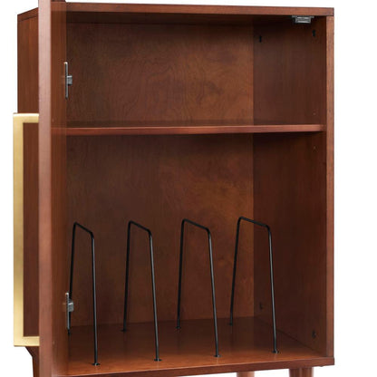Crosley Furniture - Everett Medium Record Player Cabinet With Vinyl Storage - CF1104-MA view 0