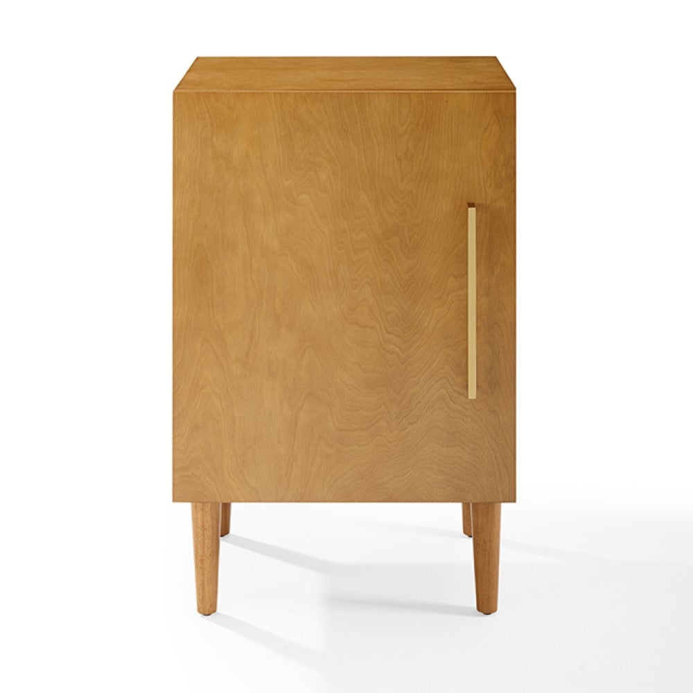 Crosley Furniture - Everett Record Player Stand in Acorn - CF1104-AC veiw 1