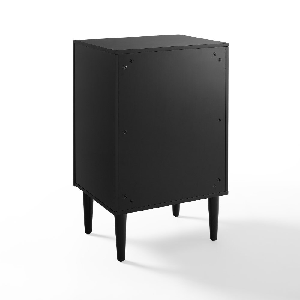 Crosley Furniture - Everett Record Player Stand Matte Black - CF1104-MB veiw 4