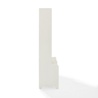 Crosley Furniture - Fremont 3 Pc Entryway Kit - Three Towers in Distressed White - KF60005WH veiw 3