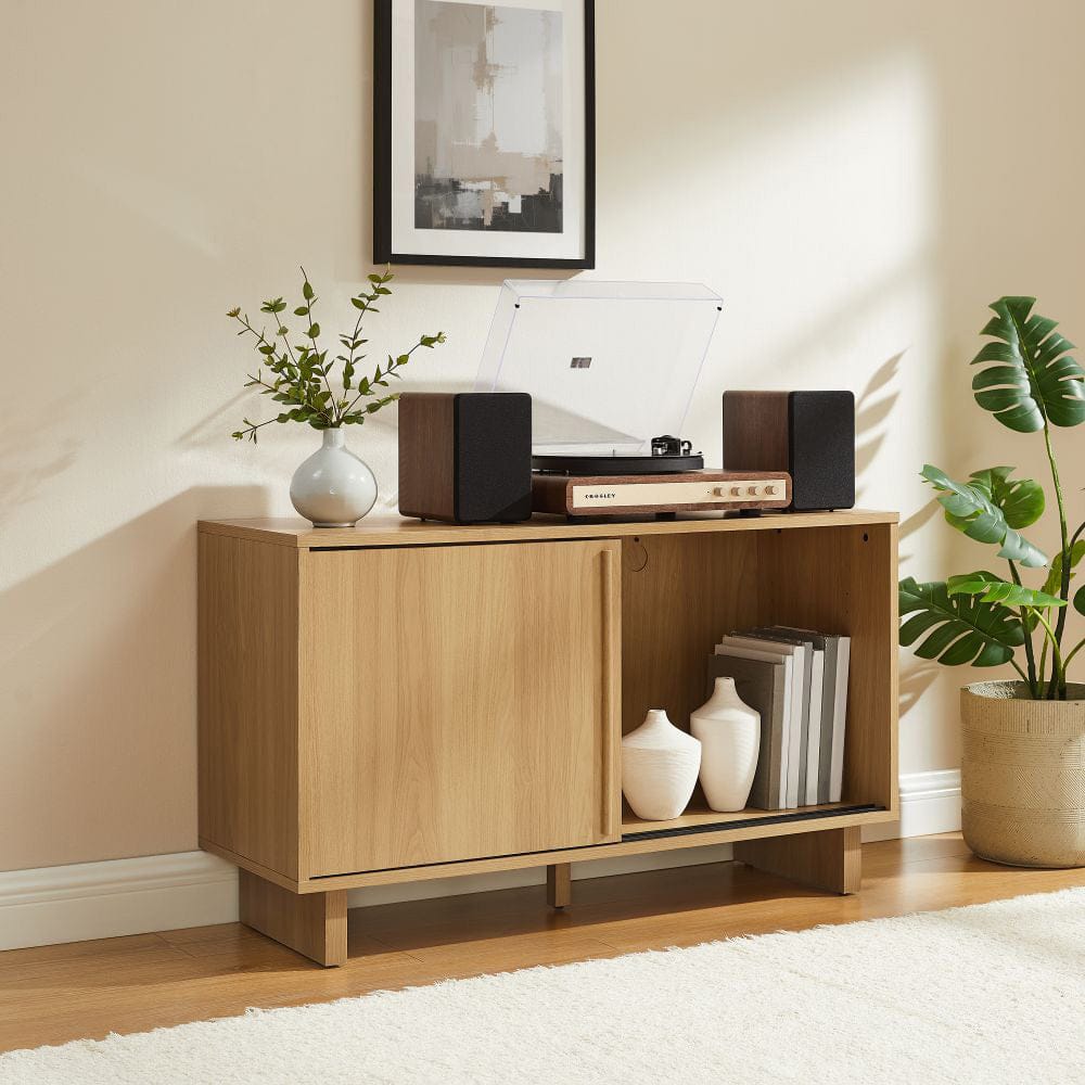 Crosley Furniture - Gemma Medium Record Player Cabinet With Vinyl Storage - CF1181-WO view 5