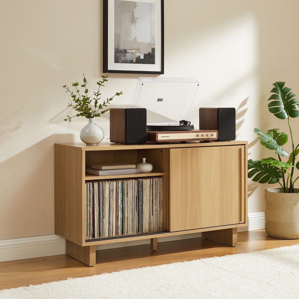 Crosley Furniture - Gemma Medium Record Player Cabinet With Vinyl Storage - CF1181-WO view 7