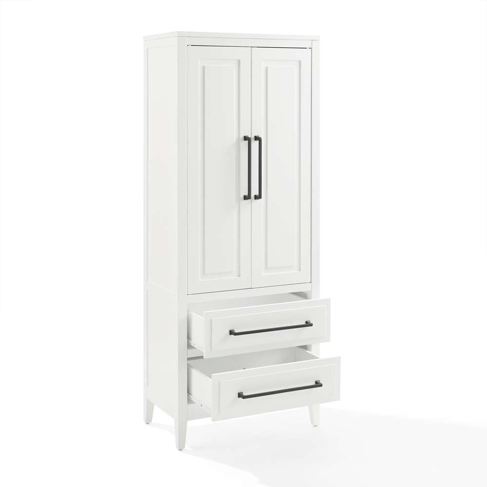 Crosley Furniture Genevieve Storage Pantry White - CF3136-WH veiw 9