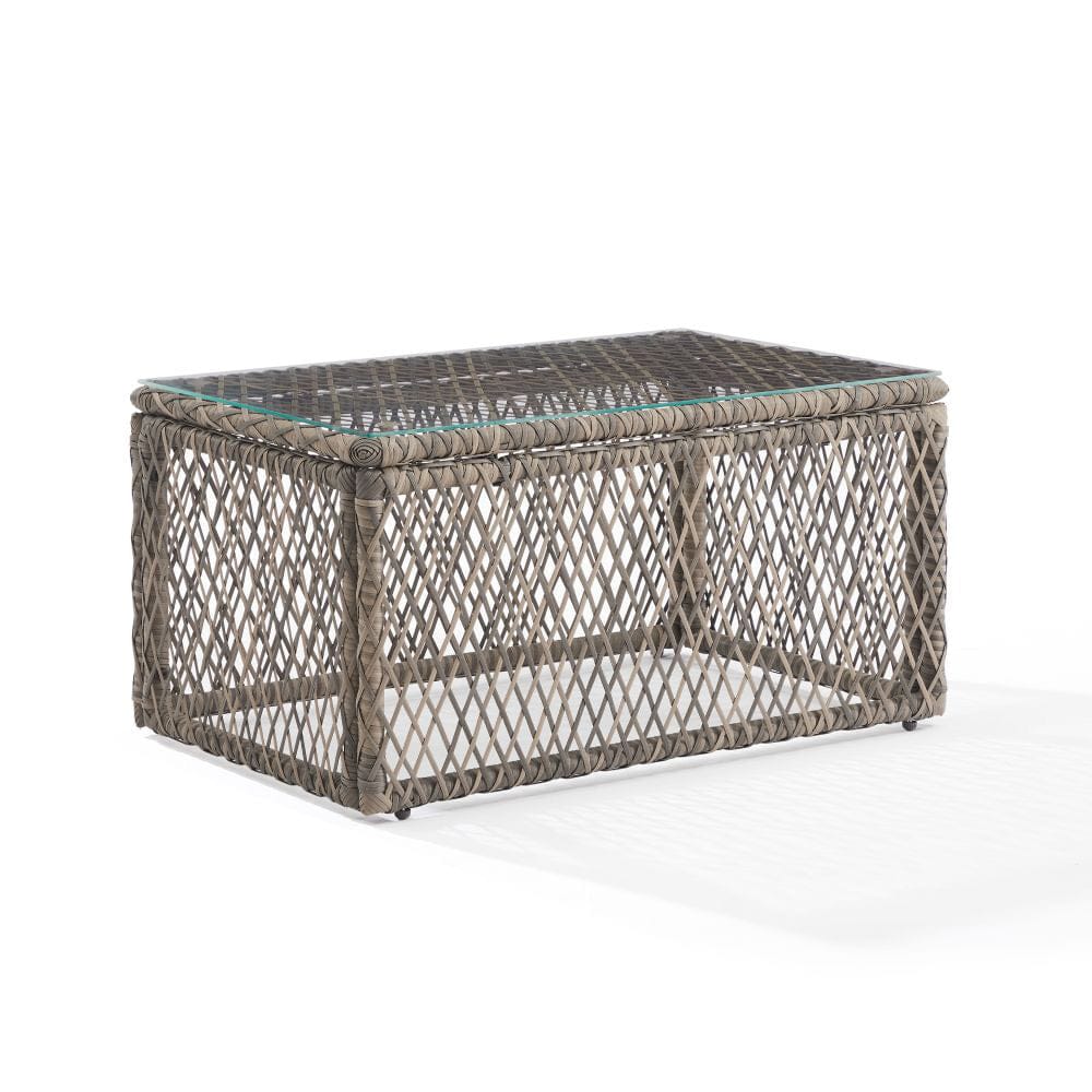 Crosley Furniture - Granite Bay Wicker Outdoor Coffee Table - CO6282-ST view 1