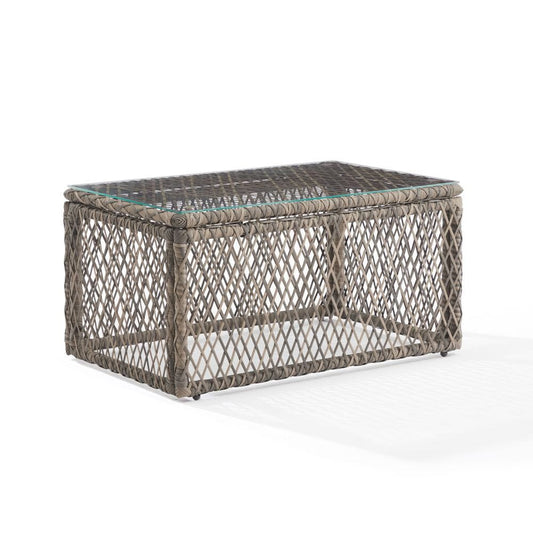 Crosley Furniture - Granite Bay Wicker Outdoor Coffee Table - CO6282-ST view 1