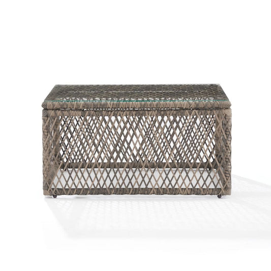 Crosley Furniture - Granite Bay Wicker Outdoor Coffee Table - CO6282-ST view 2