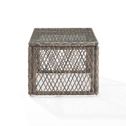 Crosley Furniture - Granite Bay Wicker Outdoor Coffee Table - CO6282-ST view 3