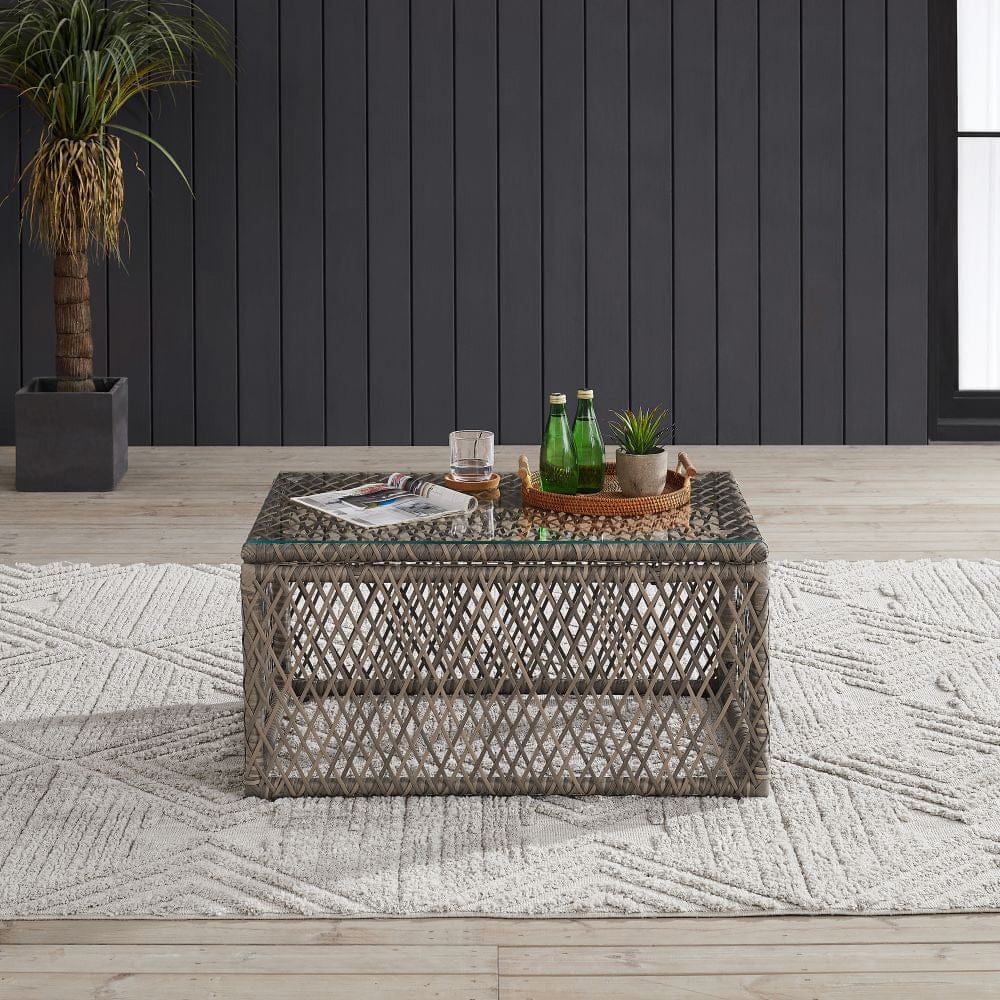 Crosley Furniture - Granite Bay Wicker Outdoor Coffee Table - CO6282-ST view 7