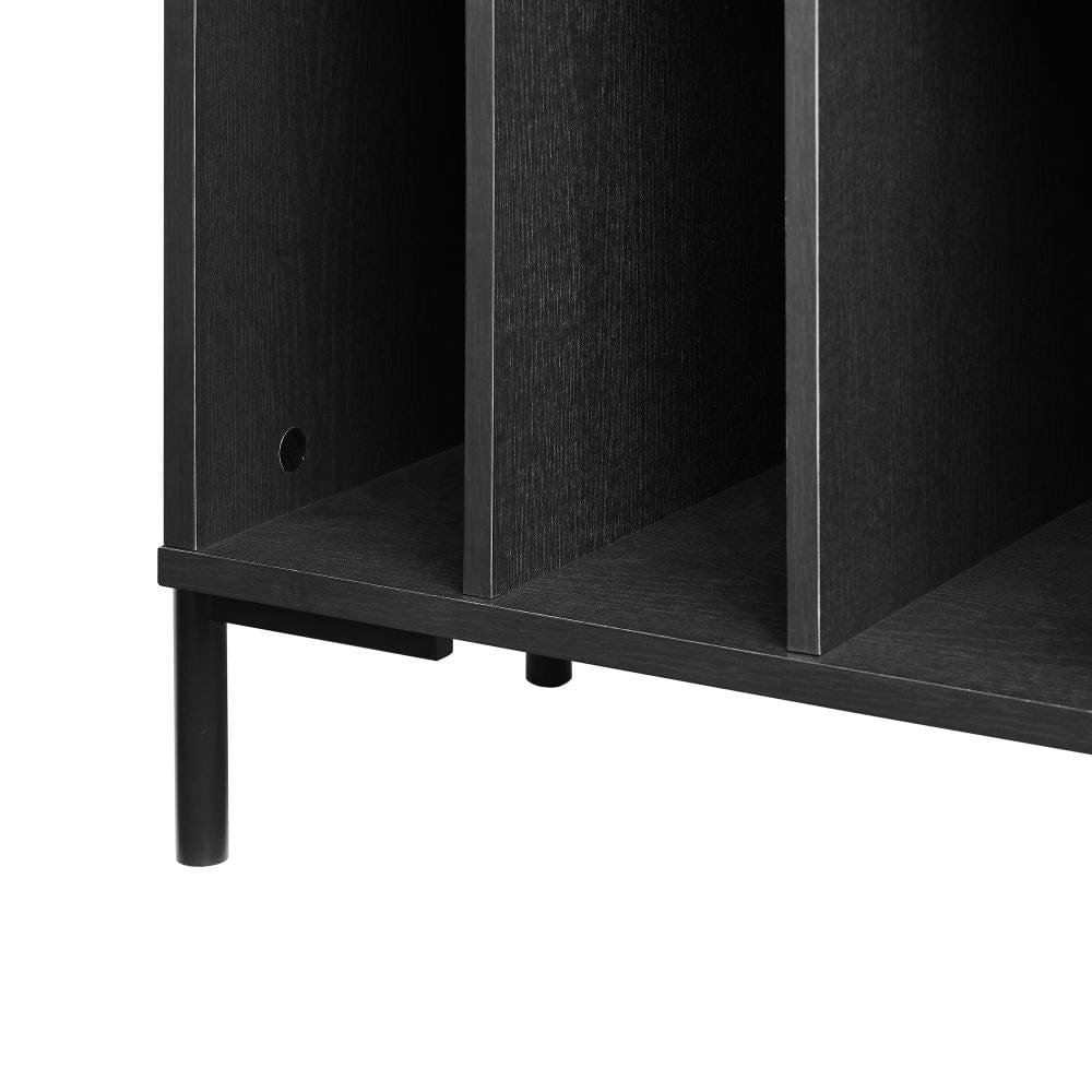 Crosley Furniture - Greenwich Medium Record Player Stand With Vinyl Storage - CF1155-BK view 7