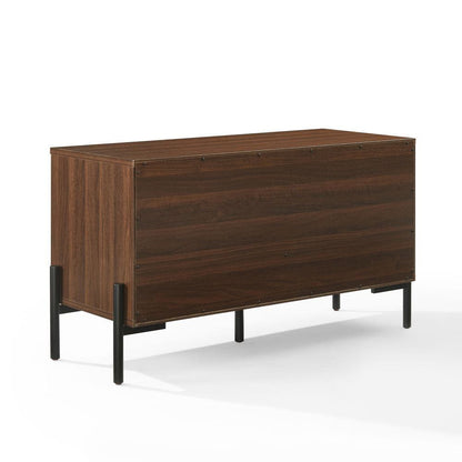 Crosley Furniture - Greenwich Medium Record Player Stand With Vinyl Storage - CF1155-WA view 4