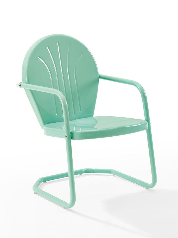 Crosley Furniture - Griffith Chair in Aqua - CO1001A-AQ veiw 1