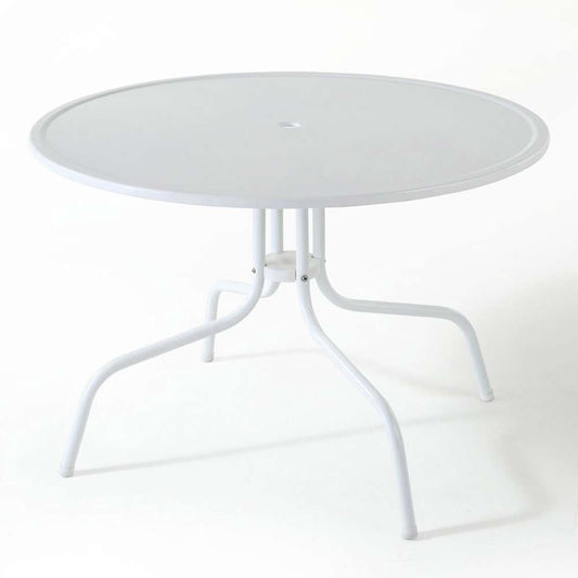 Crosley Furniture - Griffith Metal 40in Dining Table in White Finish - CO1012A-WH veiw 1