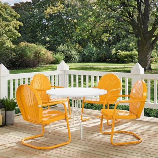 Crosley Furniture - Griffith Metal Five Piece Outdoor Dining Set - KOD10010TG veiw 1
