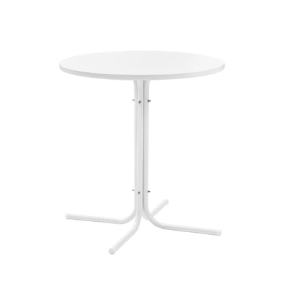 Crosley Furniture - Griffith Outdoor Bistro Table White Satin - CO1014-WH veiw 2