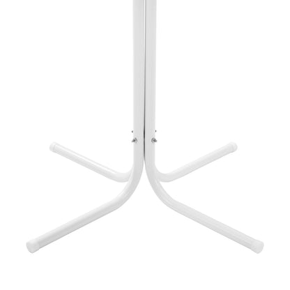 Crosley Furniture - Griffith Outdoor Bistro Table White Satin - CO1014-WH veiw 5