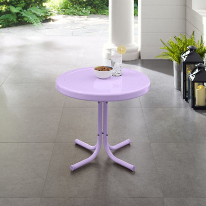 Crosley Furniture - Griffith Retro Outdoor Side Table - CO1011A-LN view 7