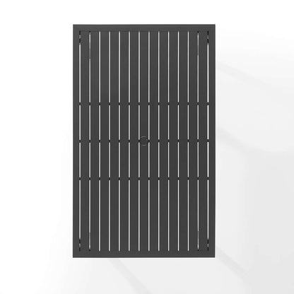 Crosley Furniture - Hansen Outdoor Metal Dining Table Matte Black - CO6305-MB veiw 4
