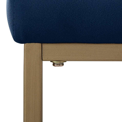 Crosley Furniture - Harlowe 2-Piece Counter Height Bar Stool Set Navy/Gold - 2 Stools - CF501924-NV veiw 7