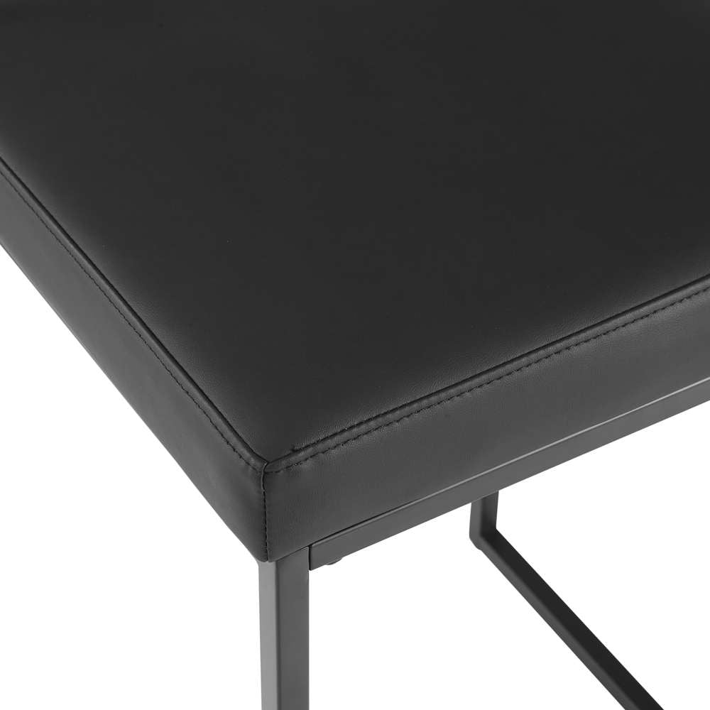 Crosley Furniture Harlowe 2Pc Counter Stool Set Black/Matte Black - 2 Stools - CF501924-BK veiw 7