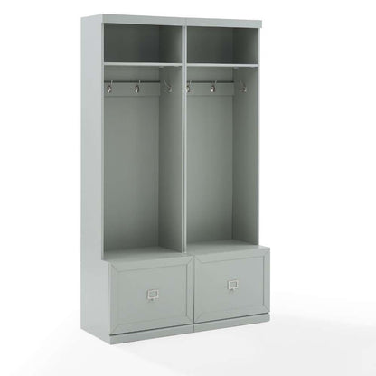 Crosley Furniture - Harper 2Pc Entryway Set Gray - 2 Hall Trees - KF31007GY veiw 7