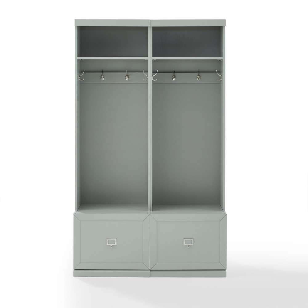 Crosley Furniture - Harper 2Pc Entryway Set Gray - 2 Hall Trees - KF31007GY veiw 8