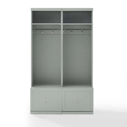 Crosley Furniture - Harper 2Pc Entryway Set Gray - 2 Hall Trees - KF31007GY veiw 8