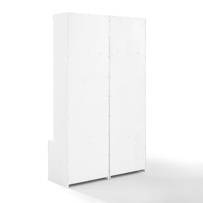 Crosley Furniture - Harper 2 Piece Entryway Set White - 2 Pantry Closets - KF31009WH veiw 4